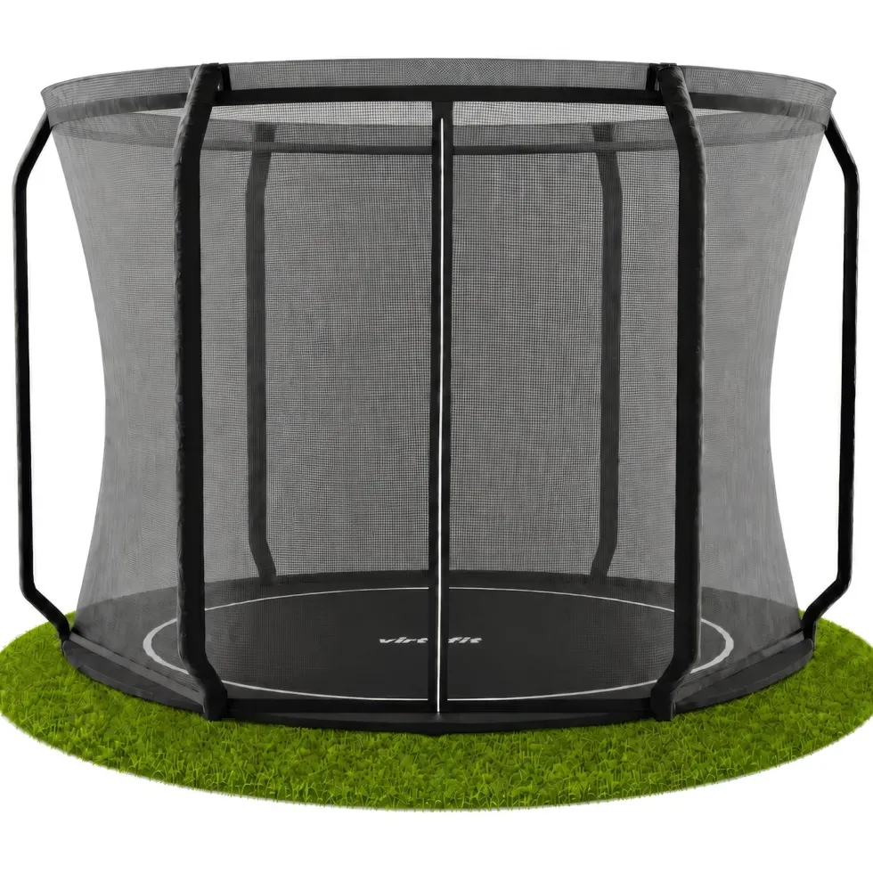 VirtuFit Flatground Trampoline 251 cm Inclusief Veiligheidsnet