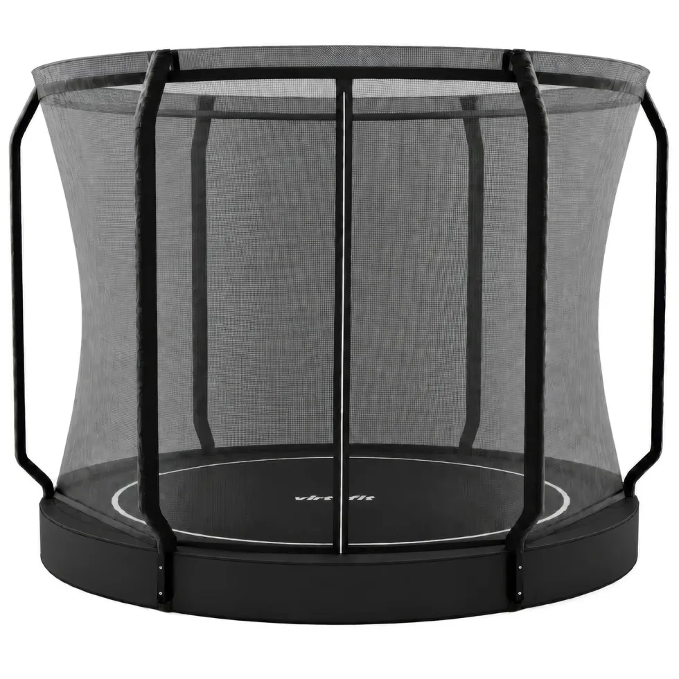 VirtuFit Flatground Trampoline 251 cm Inclusief Veiligheidsnet
