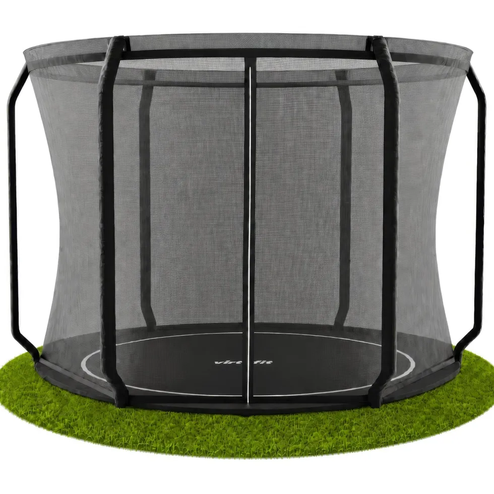 VirtuFit Flatground Trampoline 251 cm Inclusief Veiligheidsnet