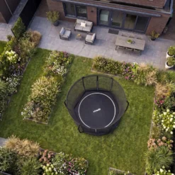 VirtuFit Flatground Trampoline 251 cm Inclusief Veiligheidsnet