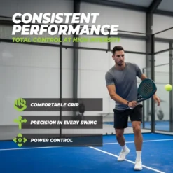 VirtuFit Fusion Pro Padel Racket - Deep Teal