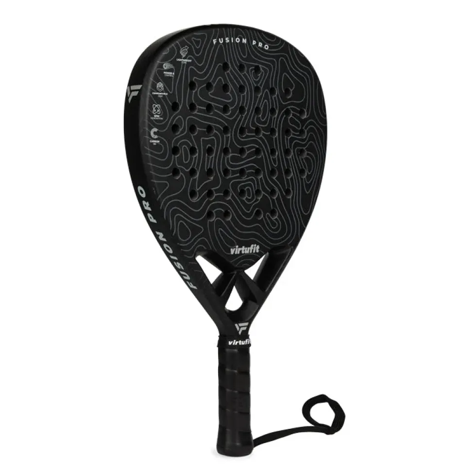 VirtuFit Fusion Pro Padel Racket - Zwart - Grijs