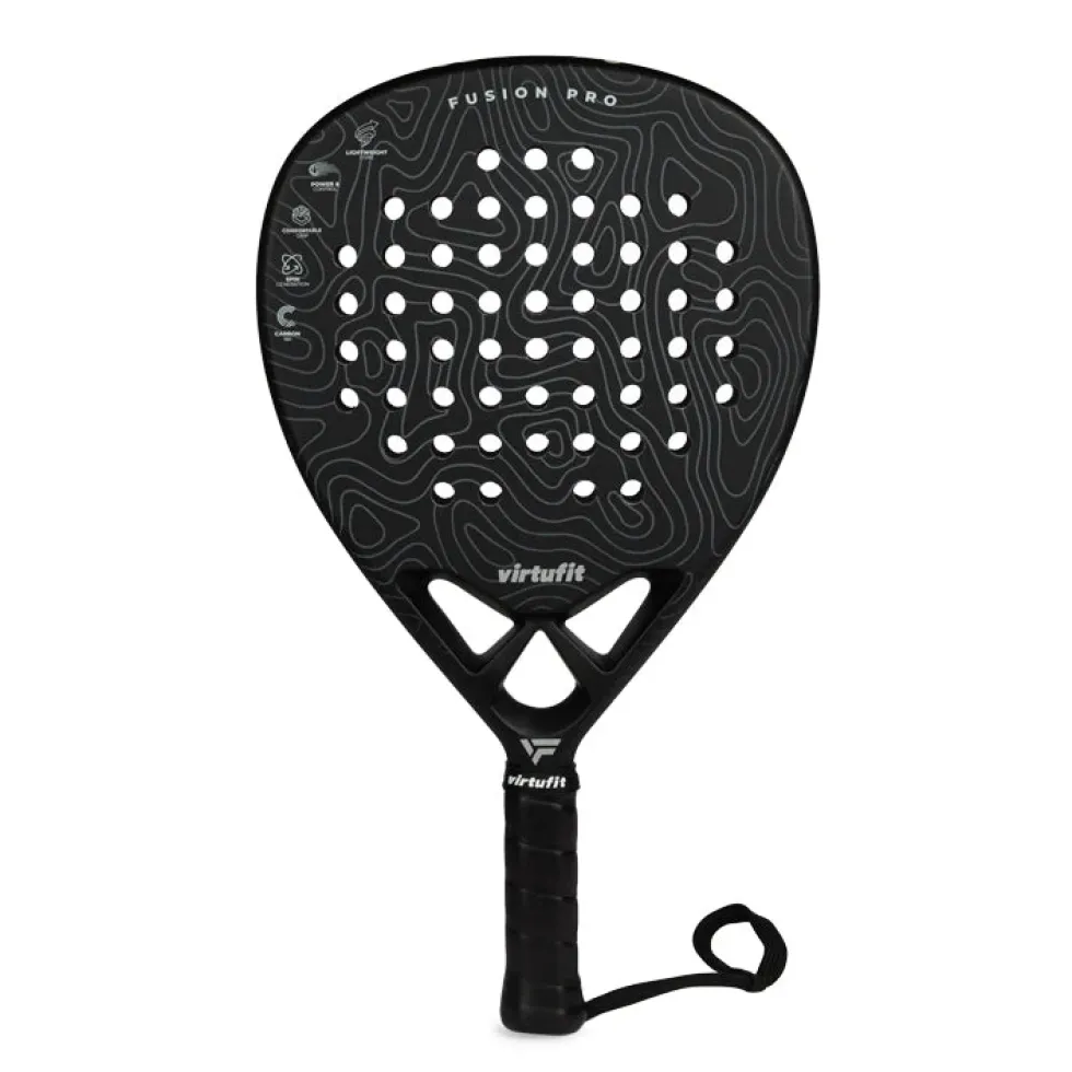 VirtuFit Fusion Pro Padel Racket - Zwart - Grijs