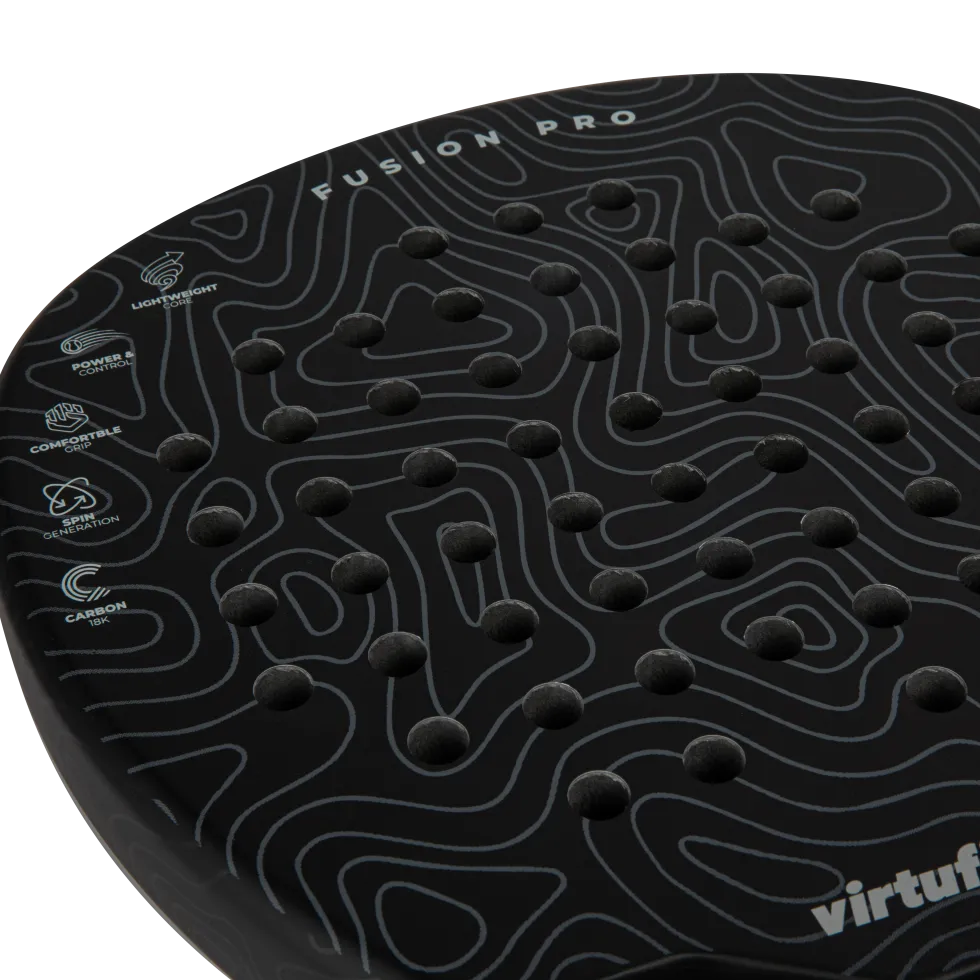 VirtuFit Fusion Pro Padel Racket - Zwart - Grijs