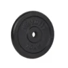 VirtuFit Gietijzeren Halterschijf - Halter gewicht - 30 mm - 10 kg - Zwart