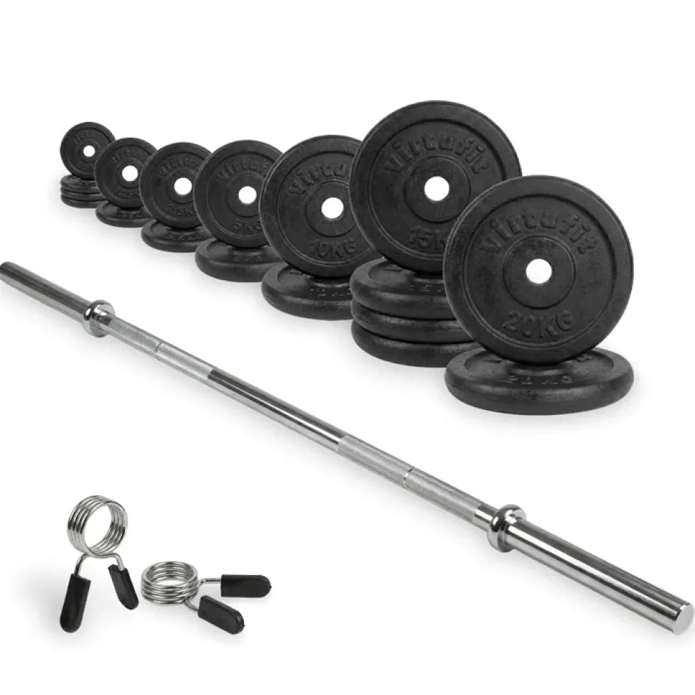 VirtuFit Gietijzeren Halterset - 150kg