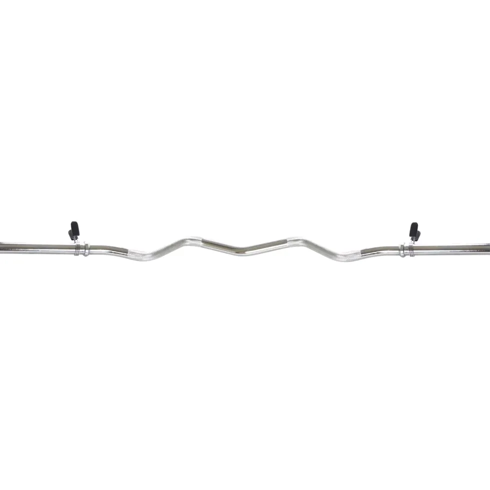 VirtuFit Gietijzeren Halterset - EZ Curlstang - Veerclip - 30 mm - 43 kg