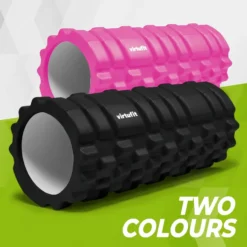 VirtuFit Grid Foam Roller - Massage roller - 33 cm - Zwart
