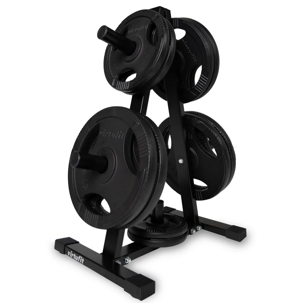 VirtuFit Halterschijf Opbergrek + Gietijzeren Halterschijf - 150 kg