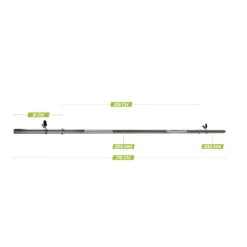 VirtuFit Halterstang - 170 cm - Veerclipsluiting - 30 mm
