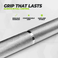 VirtuFit Halterstang - 200 cm - Veerclipsluiting - 30 mm