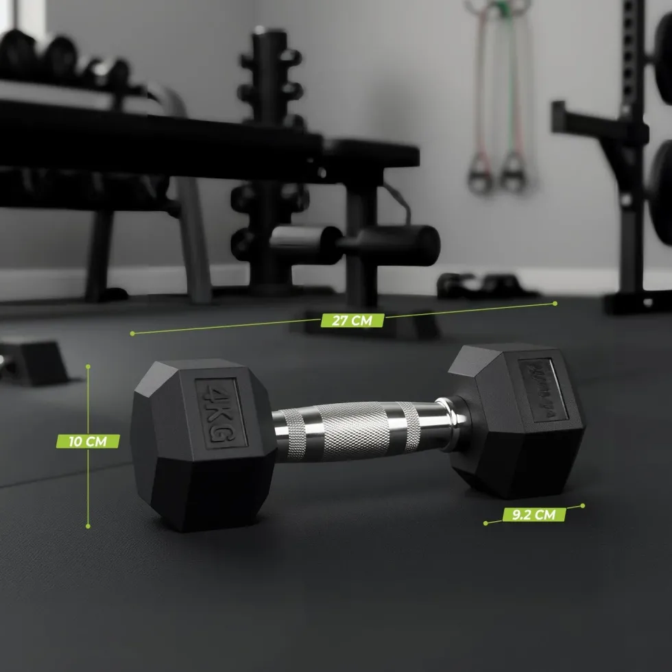 VirtuFit Hexa Dumbbell Pro - 4 kg - Per Stuk