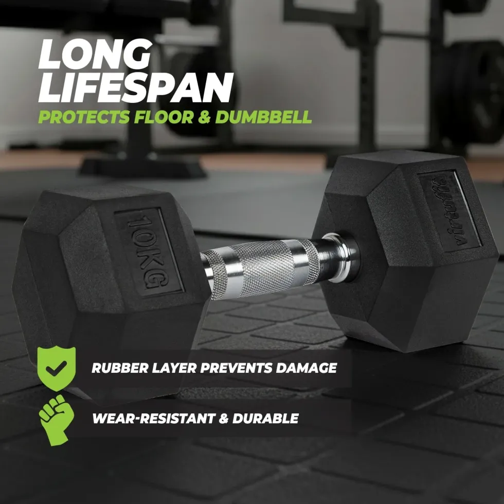 VirtuFit Hexa Dumbbell Pro - 4 kg - Per Stuk