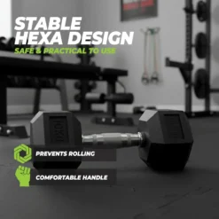VirtuFit Hexa Dumbbell Pro - 9 kg - Per Stuk