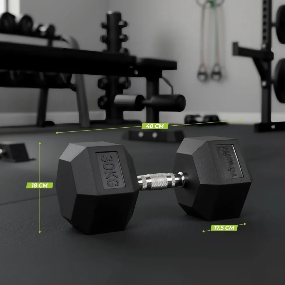 VirtuFit Hexa Dumbbell Pro - 30 kg - Per Stuk