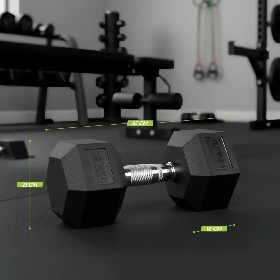VirtuFit Hexa Dumbbell Pro - 32,5 kg - Per Stuk