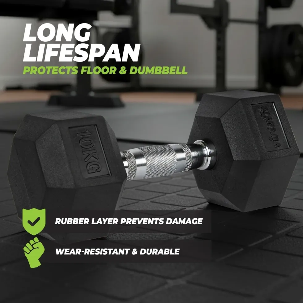 VirtuFit Hexa Dumbbell Pro - 32,5 kg - Per Stuk