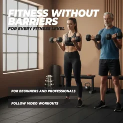 VirtuFit Hexa Dumbbell Pro - 37,5 kg - Per Stuk