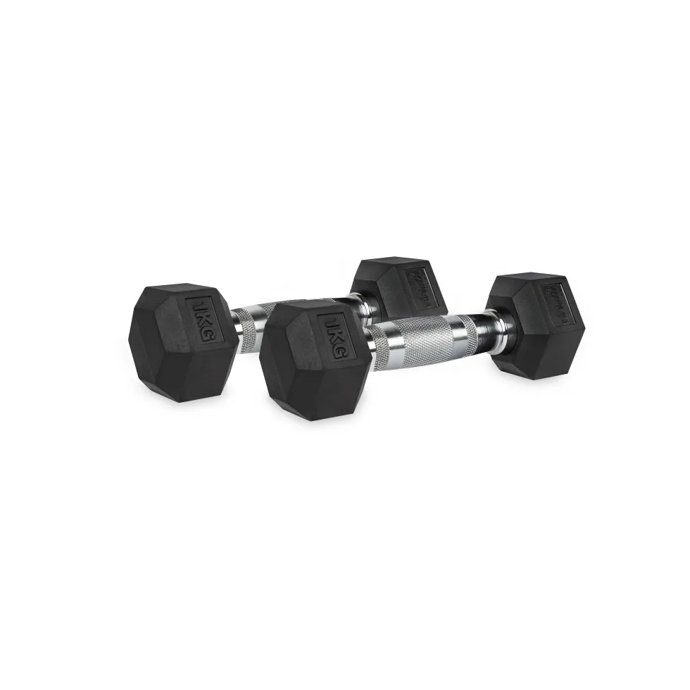 VirtuFit Hexa Dumbbell Pro Set - 2 x 1 kg