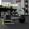 VirtuFit Hexa Dumbbell Pro Set - 2 x 4 kg