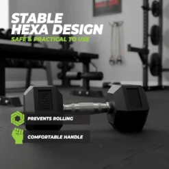 VirtuFit Hexa Dumbbell Pro Set - 2 x 4 kg