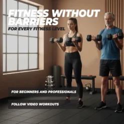 VirtuFit Hexa Dumbbell Pro Set - 2 x 6 kg