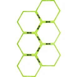 VirtuFit Hexagon Agility Grid - Speedladder - 6 Stuks - Inclusief opbergtas