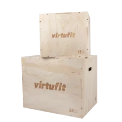 VirtuFit Houten Plyo Box 3-in-1 - Groot - 50 x 60 x 75 cm
