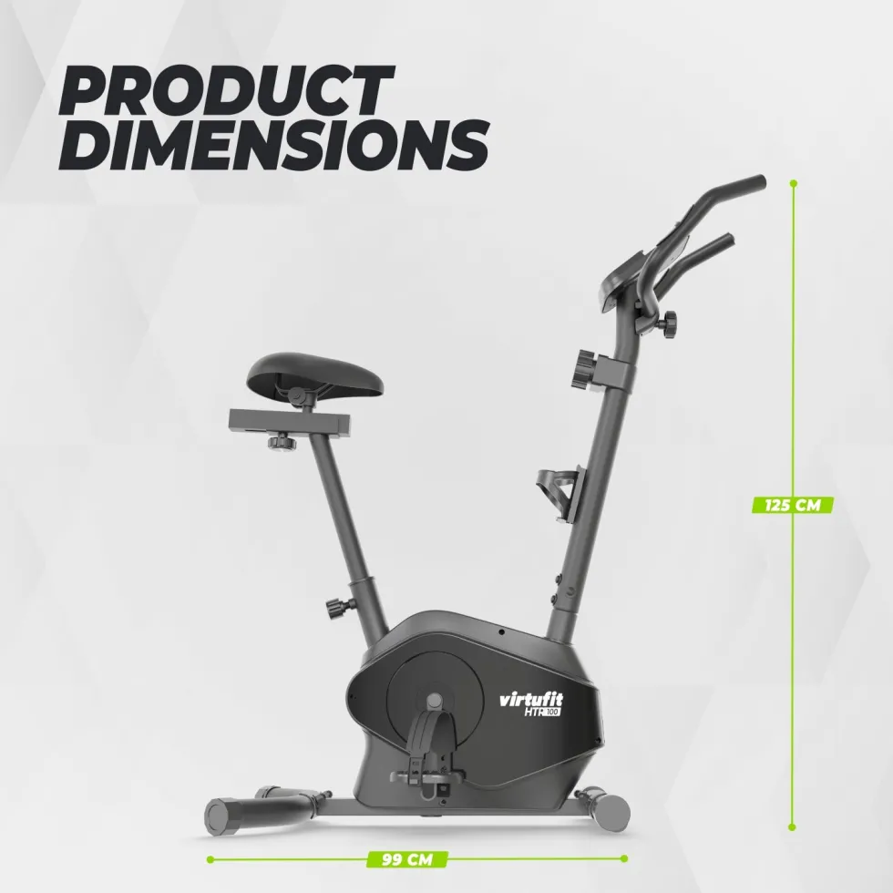 VirtuFit HTR100 Hometrainer - Voor lange gebruikers - 2026 model (HTR 1.0)