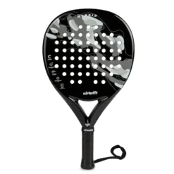 VirtuFit Hybrid Padel Racket - Zwart - Grijs