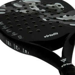 VirtuFit Hybrid Padel Racket - Zwart - Grijs