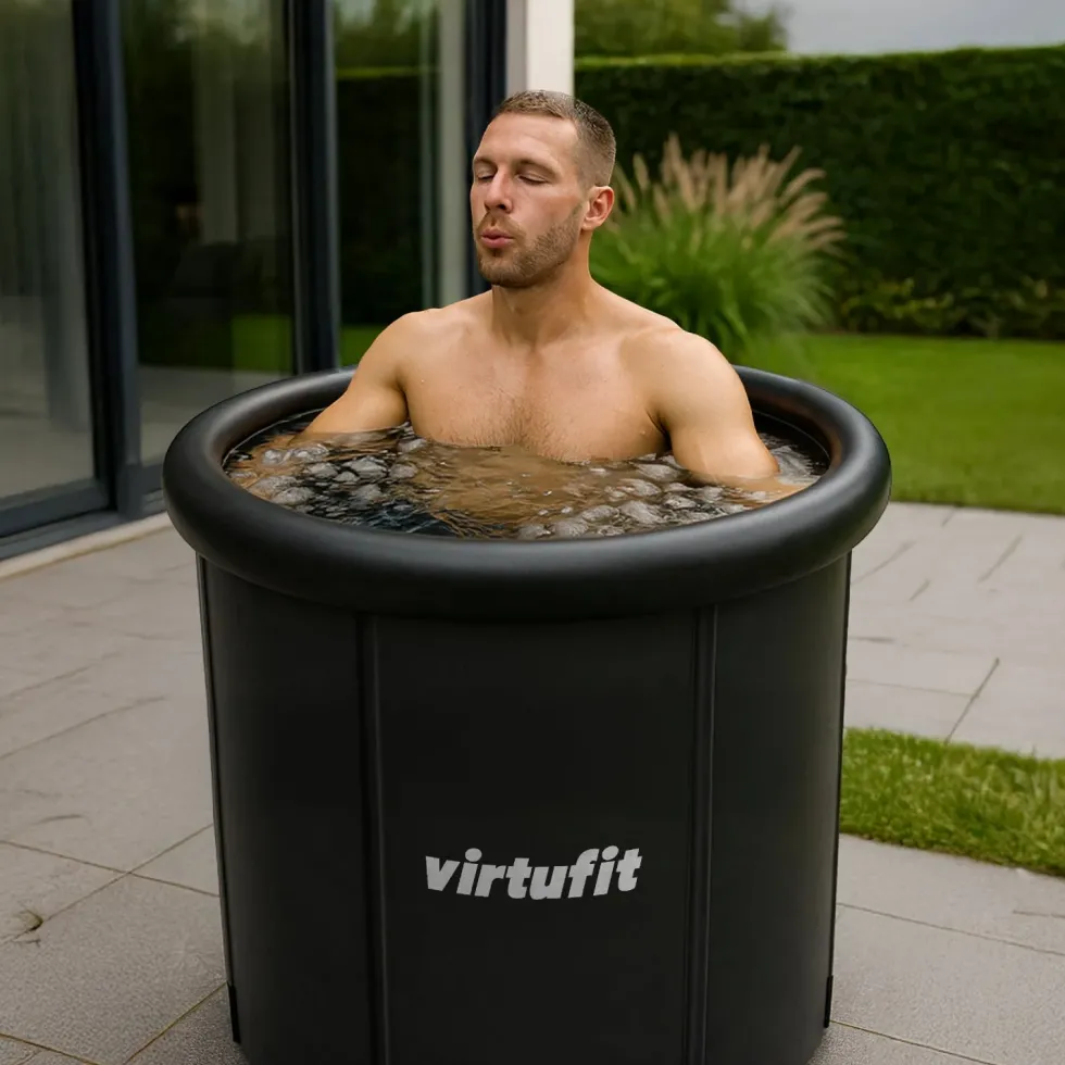 VirtuFit IJsbad XXL - 375 Liter - Antraciet - Inclusief accessoires