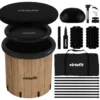 VirtuFit IJsbad XXL - 375 Liter - Wood Look - Inclusief accessoires - Tweedekans