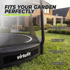 VirtuFit Inground Trampoline 366 cm cm Inclusief Veiligheidsnet
