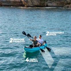 VirtuFit Kayak 335 set - Inclusief extra zitje, 2 peddels en pomp