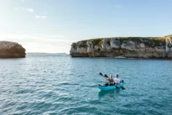 VirtuFit Kayak 335 - Turquoise - Met Kajak zitjes en draagtas