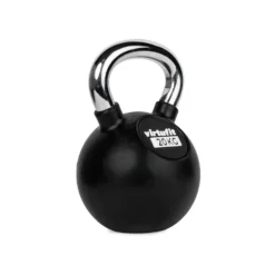 VirtuFit Kettlebell - Rubber/Chroom - 20 kg