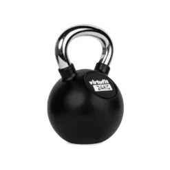 VirtuFit Kettlebell - Rubber/Chroom - 24 kg