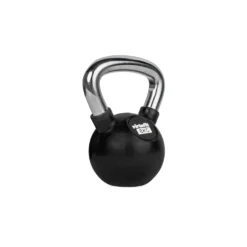 VirtuFit Kettlebell - Rubber/Chroom - 8 kg