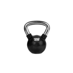 VirtuFit Kettlebell - Rubber/Chroom - 8 kg