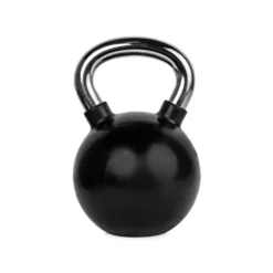 VirtuFit Kettlebell - Rubber/Chroom - 28 kg
