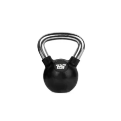 VirtuFit Kettlebell - Rubber/Chroom - 6 kg