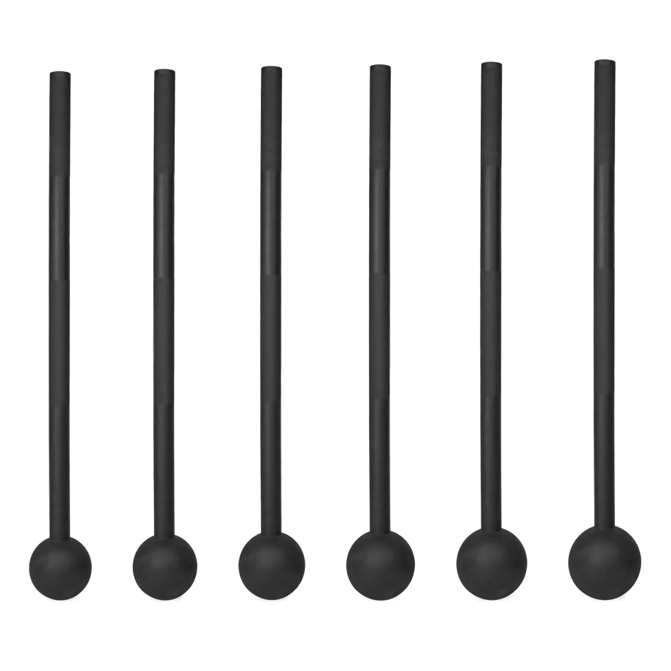 VirtuFit Macebell Set - Zwart - 4, 6, 8, 10, 12, 14 kg