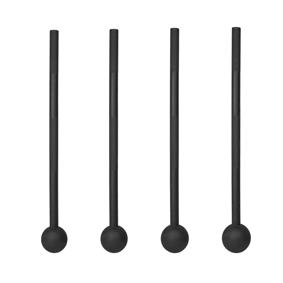 VirtuFit Macebell Set - Zwart - 4, 6, 8, 10 kg