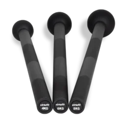 VirtuFit Macebell Set - Zwart - 4, 6, 8 kg