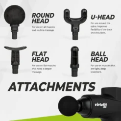 VirtuFit M2 Basic Massage Gun - 6 Opzetstukken
