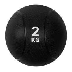 VirtuFit Medicijnbal Pro - Medicine Ball - 2 kg - Rubber - Zwart