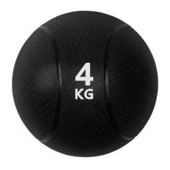VirtuFit Medicijnbal Pro - Medicine Ball - 4 kg - Rubber - Zwart