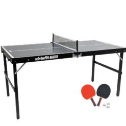 VirtuFit Mini Tafeltennistafel TT160 - Met 2 Batjes en 3 Ballen