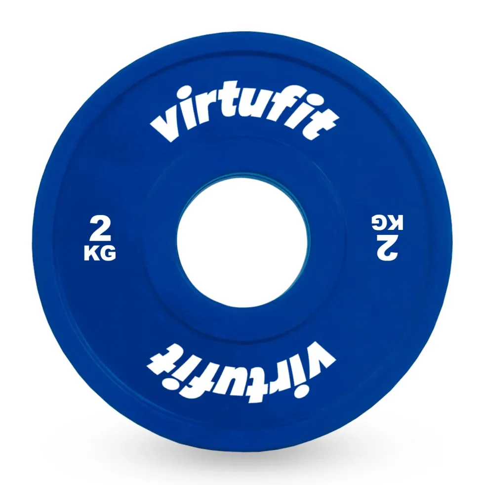 VirtuFit Olympische Fractional Plate - Halterschijf - Bumper Plate - 2 kg